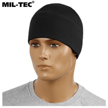 Термоактивная спортивная кепка MIL-TEC QUICK DRY CAP Breathable Black
