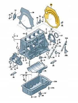 NOVÁ TĚSNĚNÍ PŘEVODOVKY MOTORU VW AUDI 06B103551G