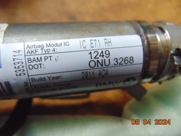 BMW X6 E71 E72 KURTYNA POWIETRZNA BOCZNA PRAWA LEWA 6979911 6979912