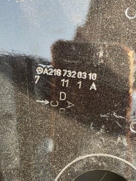 396 MERCEDES W218 CLS DVEŘE ZADNÍ LEVÉ 197