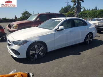 Mercedes Klasa C W206 2023 Mercedes-Benz Klasa C 2023r., 4matic, od ubezpieczalni 2.0 Benzyna 255KM