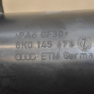 8K0145673 LEVÝ PŘÍVOD INTERCOOLER AUDI A4 8K2 B8 2010