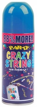 SERPENTYNA W SPRAYU KONFETTI NA PARTY URODZINY IMPREZĘ ZABAWE NEONOWE 250ml