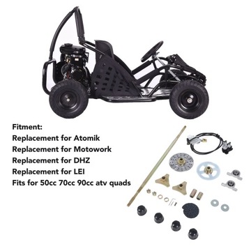 ЗАМЕНА ЗАДНЕЙ ОСИ ДЛЯ КАРТОВ ДЛЯ квадроциклов 50CC, 70CC, 90CC ПРАКТИЧЕСКАЯ