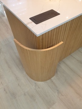 Мебельные фасады гнутые, рифленые, ламеля, шпон дуба