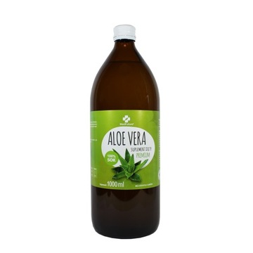 ALOE VERA Sok aloes czysty, bez dodatków, bez cukru ODPORNOŚĆ - 500 ml