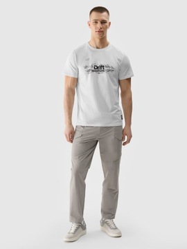 KOSZULKA MĘSKA 4F x DRIFT MASTERS T-SHIRT Z NADRUKIEM BAWEŁNA XL