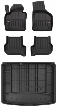 Set 3D gumové rohože Seat Leon 2 Hb 2005-2012