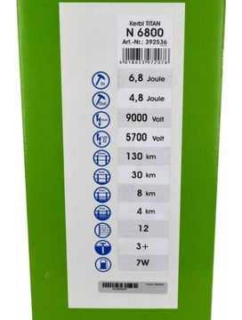 PASTUCH ELECTRIZER KERBL TITAN Ni 6800 6.8 Jula