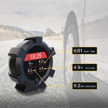 ИНДИКАТОР НАКЛОНА ЧАСЫ СПИДОМЕТР GPS