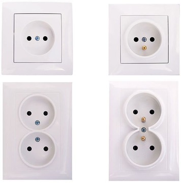 WESA LC-16 GNIAZDO PODWÓJNE Z UZIEMIENIEM