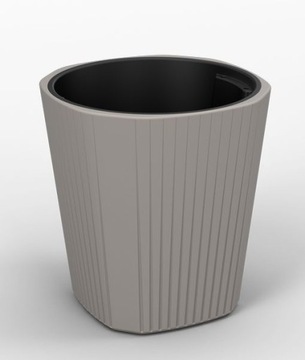 Donica Lamela Muza śr 39 cm h41 z wkładem - kolor (44) taupe beżowy