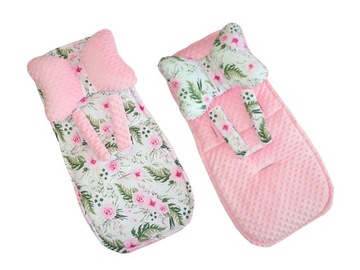 WKŁADKA DO SPACERÓWKI MINKY Z MOTYLKIEM I PASAMI