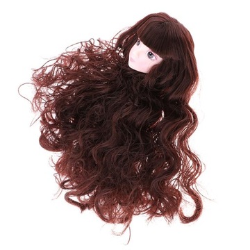 Rzeźba z brązowymi włosami za 1/6 BJD,