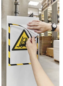 Магнитоплан Магнитная футболка А4, черно-желтая