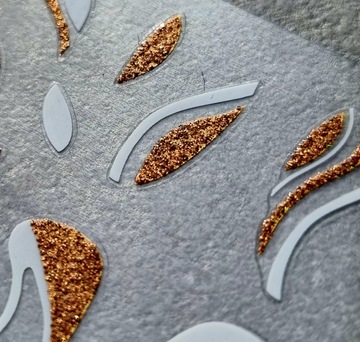 NAKLEJKI NA PAZNOKCIE SAMOPRZYLEPNE OZDOBNE BIAŁO ZŁOTE SWIRL DO ZDOBIEŃ