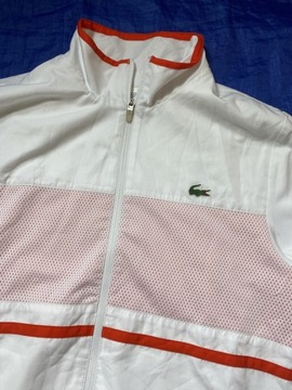 LACOSTE SPORT ORYGINALNA BIAŁA ROZPINANA BLUZA /KURTKA/ S