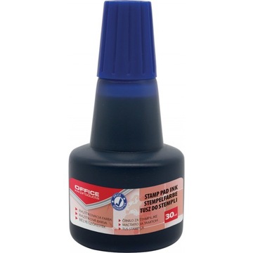 Tusz do pieczątek Office Products 30 ml niebieski