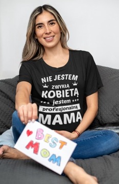 Koszulka dla Mamy i Taty ZESTAW dwóch koszulek PROFESJONALNY TATA i MAMA