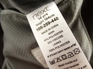 __next__ черная элегантная детская куртка 164