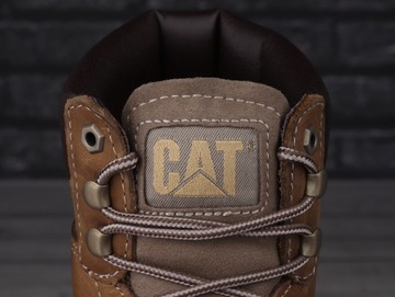 Buty męskie zimowe CAT Colorado 2.0 BROWN SKÓRA WYSOKIE