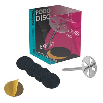 TARCZA Staleks PRO Pododisc M + 5 Nakładek | Stal Nierdzewna | Pedicure