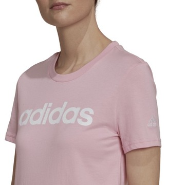 T-shirt damski ADIDAS różowy z logo XS