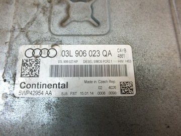 AUDI A1 8X 1.6 TDI CAY JEDNOTKA ŘÍZENÍ MOTORU 03L906023QA