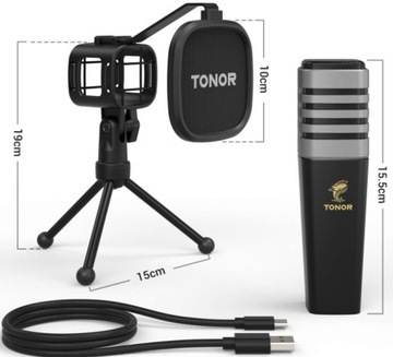 Студийный конденсаторный микрофон Tonor TC30.