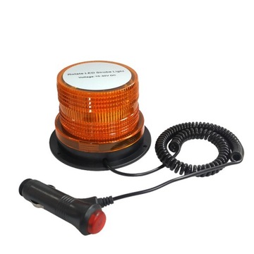 STROBOSKOP KOGUT MAGNES LAMPA OSTRZEGAWCZA POMARAŃCZOWA LED