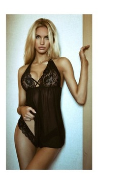 Сексуальная пижамная ночная рубашка со стрингами