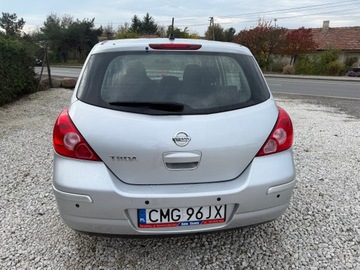 Nissan Tiida Hatchback 1.6 i 110KM 2009 NISSAN TIILDA zarejestrowany, stan dobry klima, zdjęcie 7