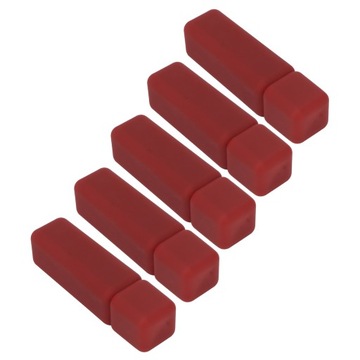 5 шт. Пустые тюбики для блеска для губ Резиновая краска Матовая текстура DS