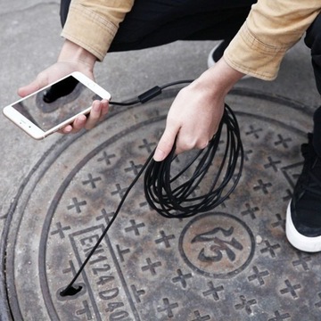 3 в 1 камера бороскопа HD для осмотра эндоскопа типа C с объективом IP68 5,5/7/8 мм