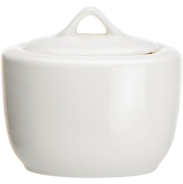 Cukiernica porcelanowa cukierniczka z porcelany pojemnik na cukier pokrywką