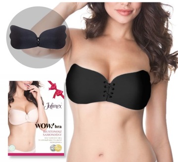Biustonosz WOW!BRA push-up Julimex r. B CZARNY