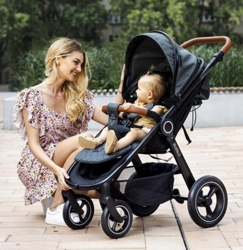 ВОЗДУШНАЯ КОЛЯСКА COLETTO JOGGY ДО 25 КГ ГРАФИТ