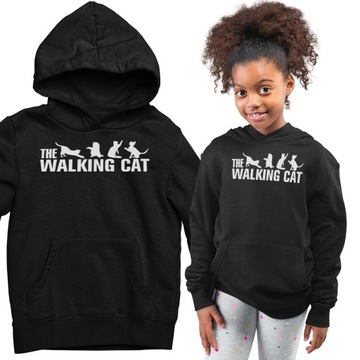 BLUZA DZIECIĘCA PREZENT NAPIS THE WALKING CAT