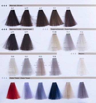 RR -линия краска для волос каждый цвет 100 мл 1: 1,5