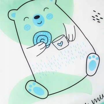 НАГЛУЖИТЕЛЬ AKUKU С РУКАВАМИ, ФАРТУКОМ НА ЗАВИСКЕ, МЕДВЕДЬ