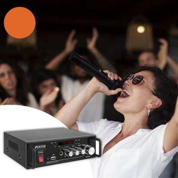 Усилитель Bluetooth 2x50 Вт, аккумулятор Fenton USB