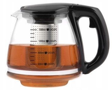Dzbanek z sitkiem zaparzaczem do herbaty kawy 1,5L