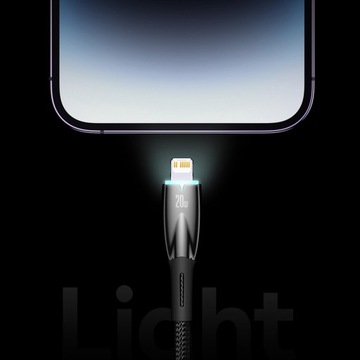 КАБЕЛЬ BASEUS FAST USB LIGHTNING CABLE 100 Вт ПРОЧНЫЙ КАБЕЛЬ ДЛЯ ТЕЛЕФОНА, КОМПЬЮТЕРА