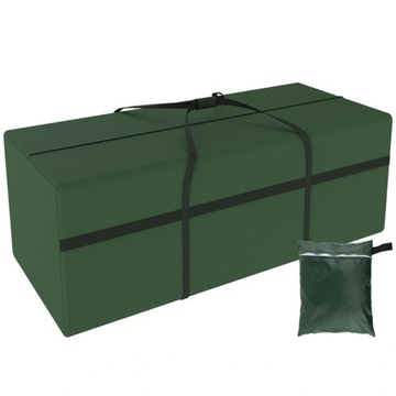 Pokrowiec ogrodowy na poduszki 173 x 76 x 51 cm zielony