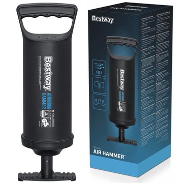 POMPKA RĘCZNA BESTWAY DO MATERACY PONTONU PIŁEK KÓŁ BASENÓW DMUCHANYCH 1,85