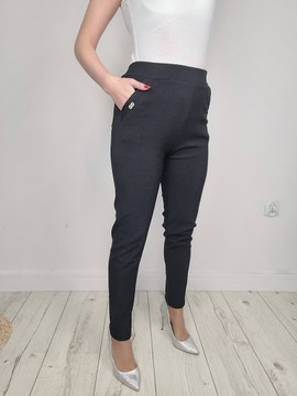 XXL-6XL Eleganckie spodnie damskie gładkie KOLORY