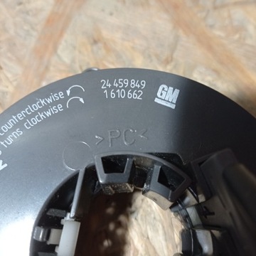 OPEL MERIVA CORSA C PÁSEK KROUŽEK POD VOLANT ŘÍDÍCÍ 24459849