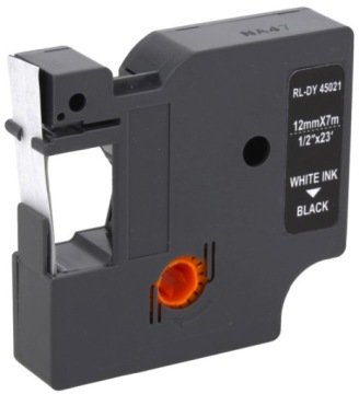 СМЕННАЯ ЛЕНТА DYMO D1 45021 12 ММ ЧЕРНАЯ/БЕЛАЯ
