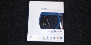 WIREWORLD STREAM 8 - Interkonekt stereo RCA (STI) - 0,5M