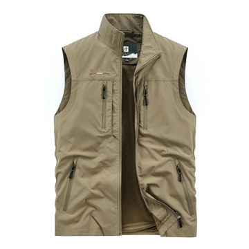 Men's Summer Sleeveless Jacket Coat Vest Work Spri